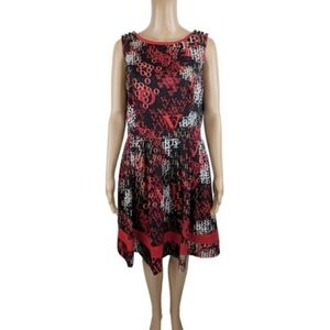 Jessica Simpson Love Print Fit & Flare Dress 12